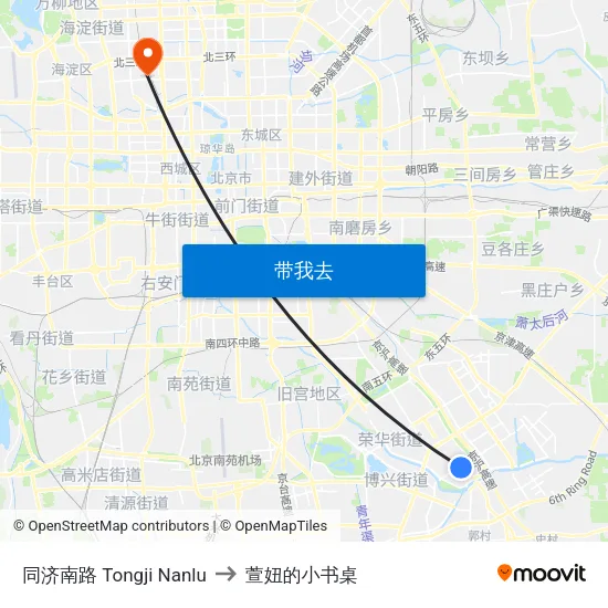 同济南路 Tongji Nanlu to 萱妞的小书桌 map