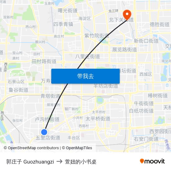 郭庄子 Guozhuangzi to 萱妞的小书桌 map