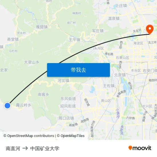 南直河 to 中国矿业大学 map