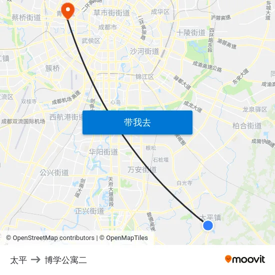 太平 to 博学公寓二 map
