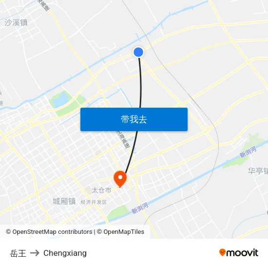 岳王 to Chengxiang map