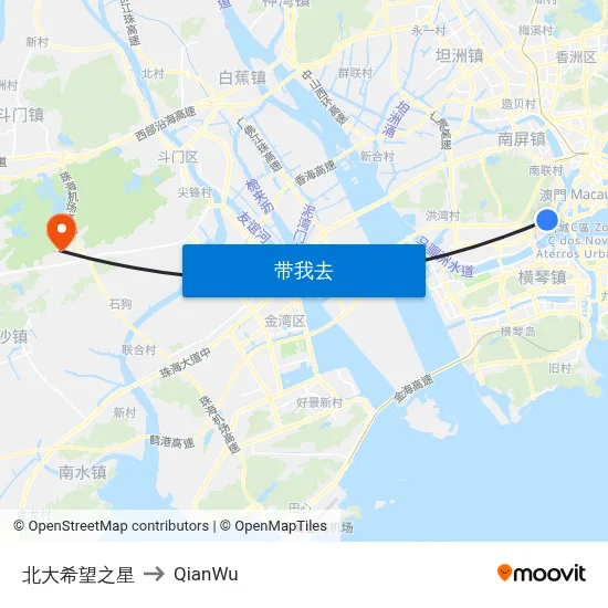 北大希望之星 to QianWu map