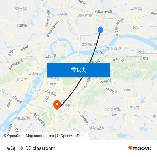 东河 to D2 classroom map