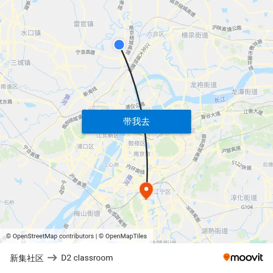 新集社区 to D2 classroom map