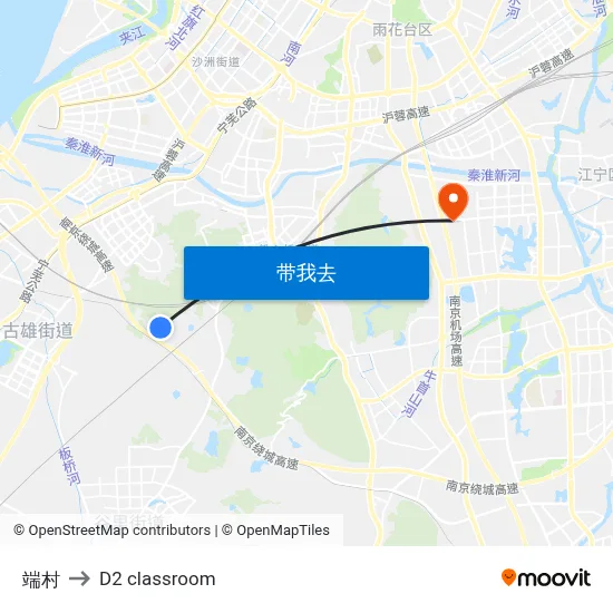 端村 to D2 classroom map