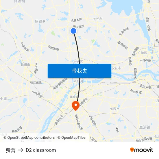 费营 to D2 classroom map