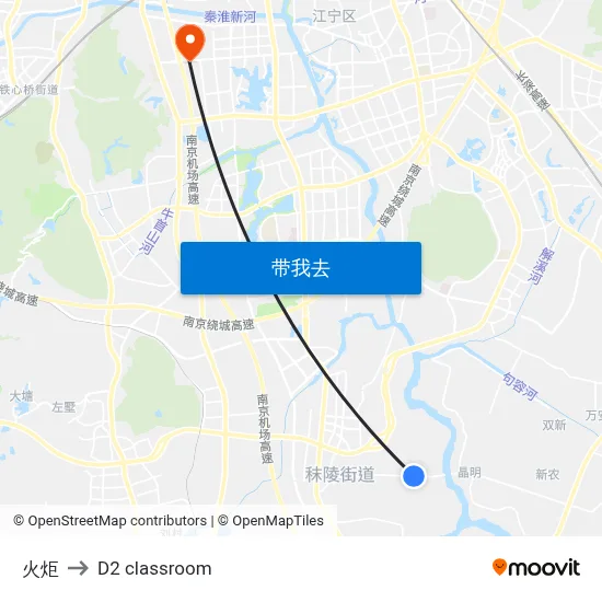 火炬 to D2 classroom map