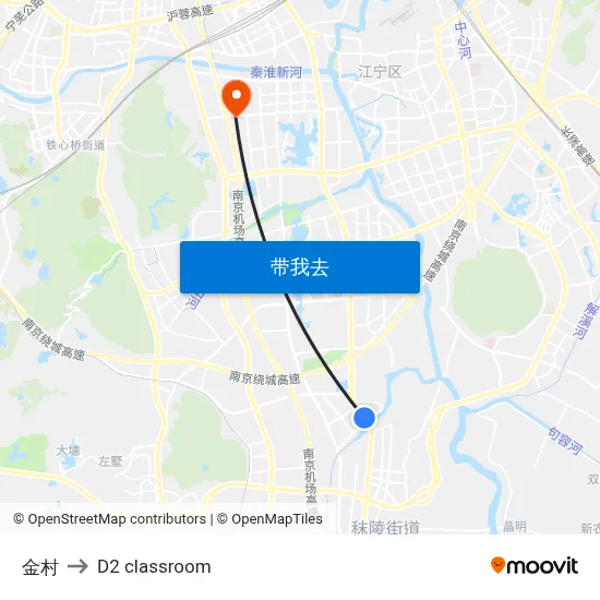 金村 to D2 classroom map