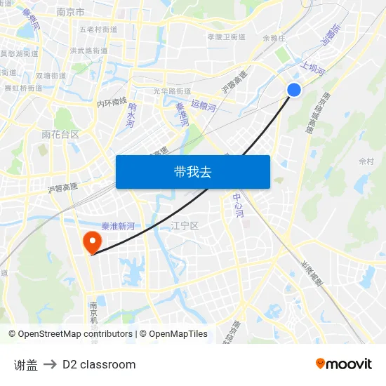 谢盖 to D2 classroom map