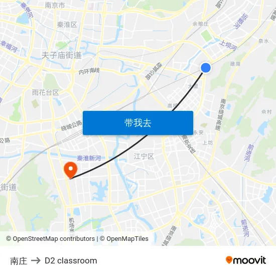 南庄 to D2 classroom map