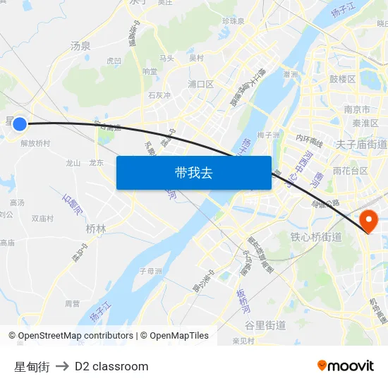 星甸街 to D2 classroom map