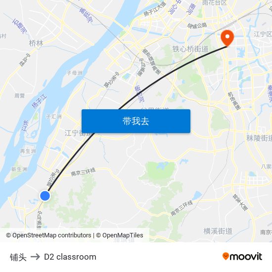 铺头 to D2 classroom map
