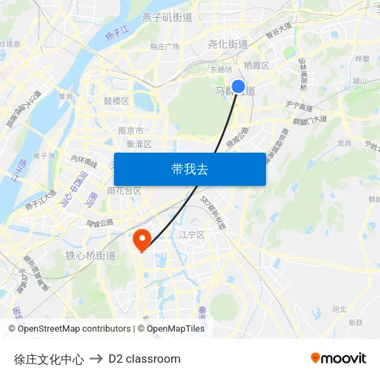 徐庄文化中心 to D2 classroom map