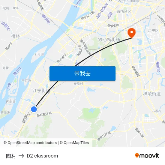 陶村 to D2 classroom map