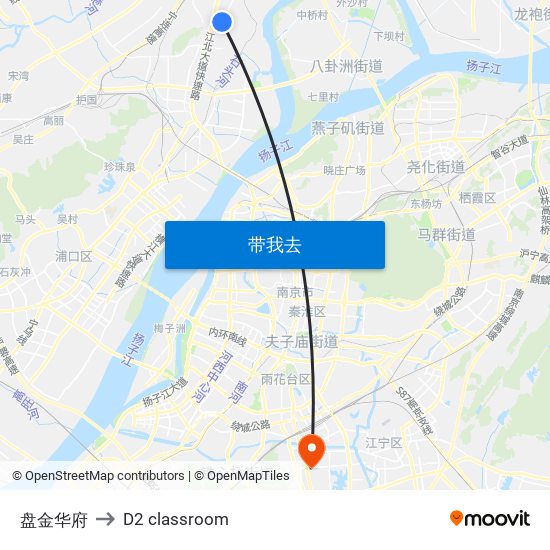 盘金华府 to D2 classroom map