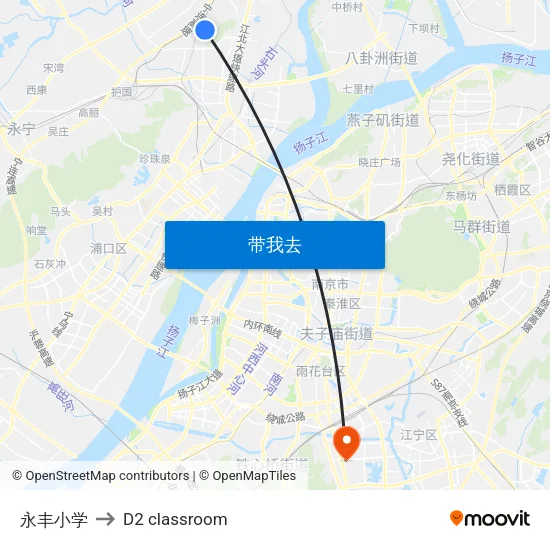 永丰小学 to D2 classroom map