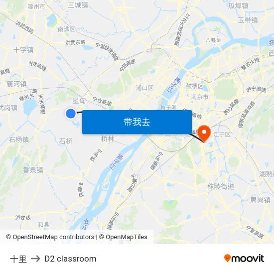 十里 to D2 classroom map