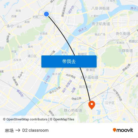 林场 to D2 classroom map
