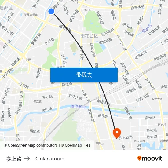 赛上路 to D2 classroom map