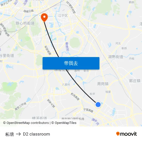 柘塘 to D2 classroom map