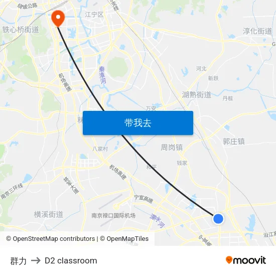 群力 to D2 classroom map