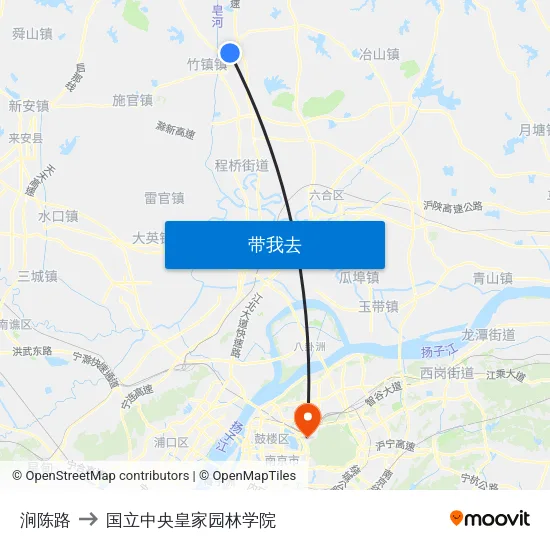 涧陈路 to 国立中央皇家园林学院 map