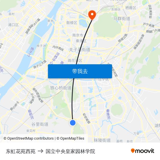 东虹花苑西苑 to 国立中央皇家园林学院 map