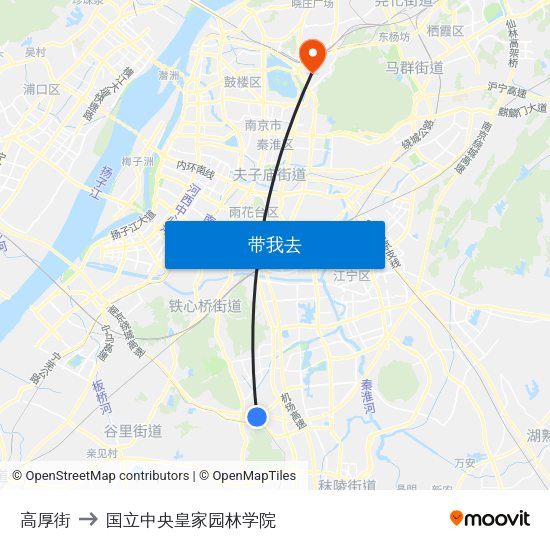 高厚街 to 国立中央皇家园林学院 map