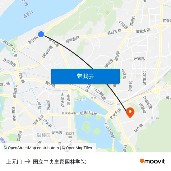 上元门 to 国立中央皇家园林学院 map