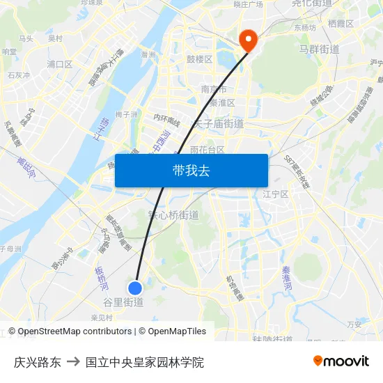 庆兴路东 to 国立中央皇家园林学院 map