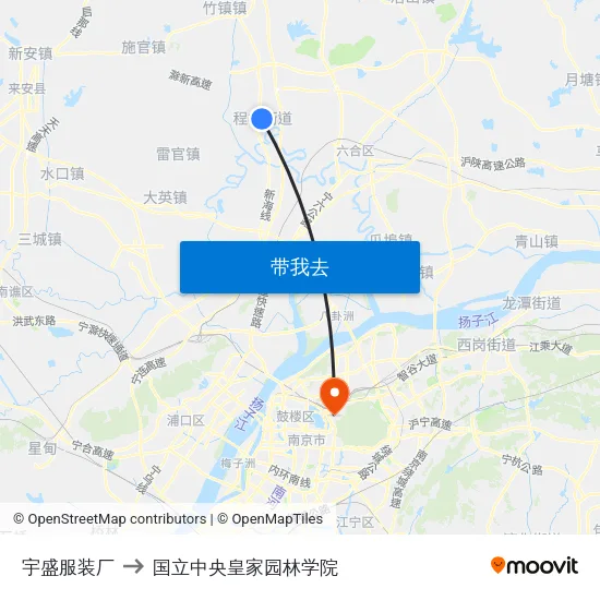 宇盛服装厂 to 国立中央皇家园林学院 map