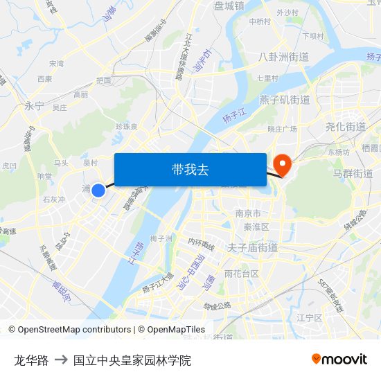 龙华路 to 国立中央皇家园林学院 map