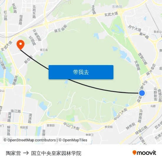 陶家营 to 国立中央皇家园林学院 map