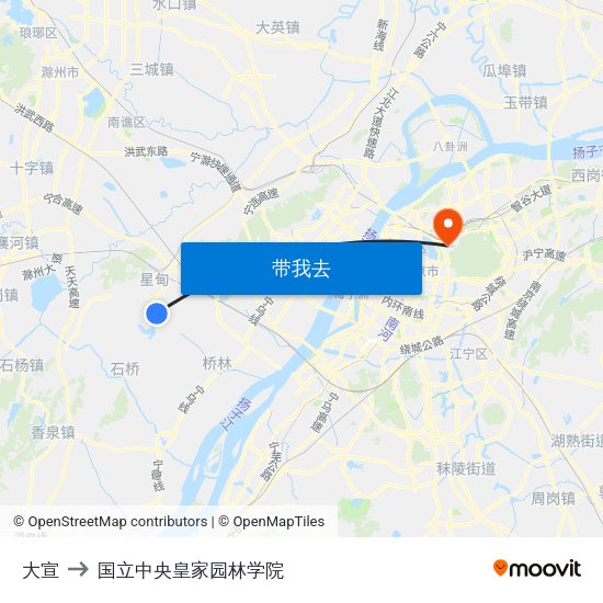 大宣 to 国立中央皇家园林学院 map
