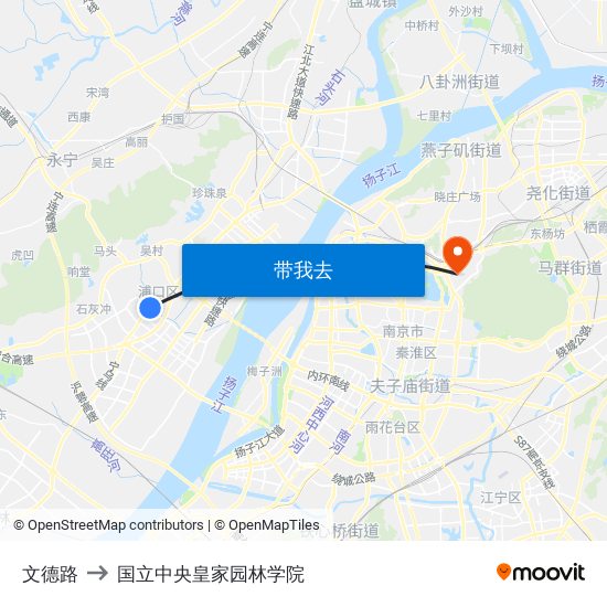 文德路 to 国立中央皇家园林学院 map