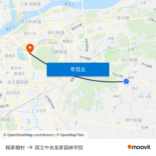 顾家棚村 to 国立中央皇家园林学院 map