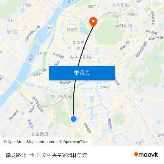 隐龙路北 to 国立中央皇家园林学院 map