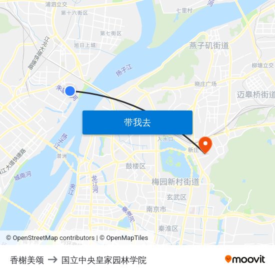 香榭美颂 to 国立中央皇家园林学院 map