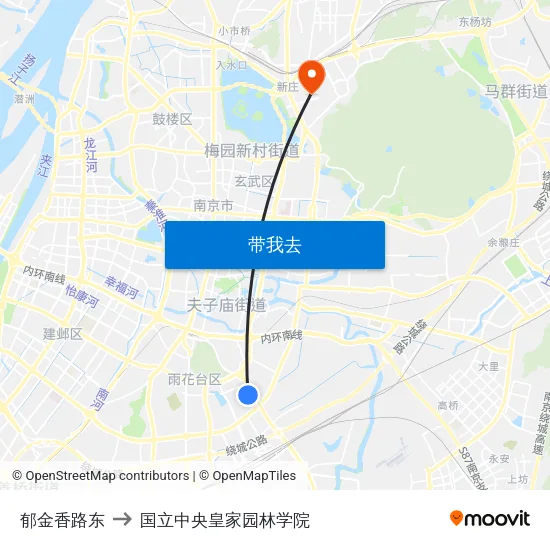 郁金香路东 to 国立中央皇家园林学院 map