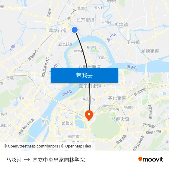 马汊河 to 国立中央皇家园林学院 map