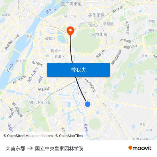 莱茵东郡 to 国立中央皇家园林学院 map