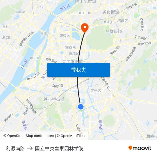 利源南路 to 国立中央皇家园林学院 map