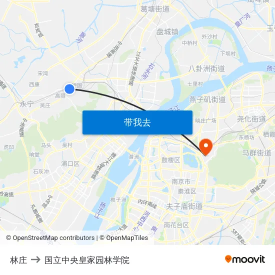 林庄 to 国立中央皇家园林学院 map