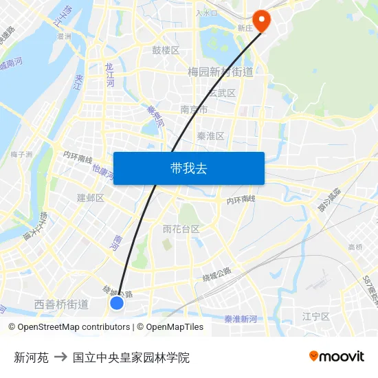 新河苑 to 国立中央皇家园林学院 map