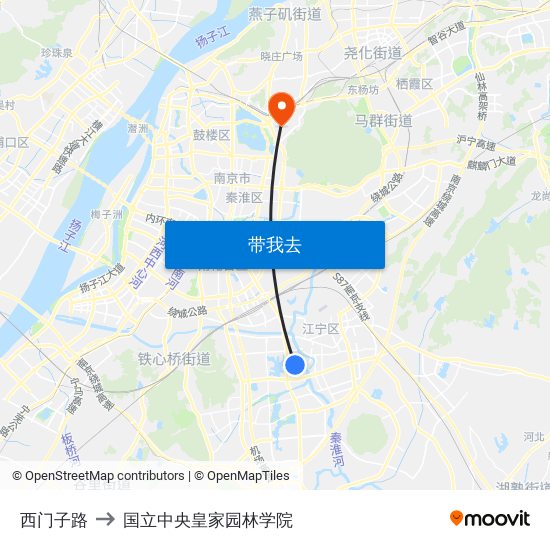 西门子路 to 国立中央皇家园林学院 map