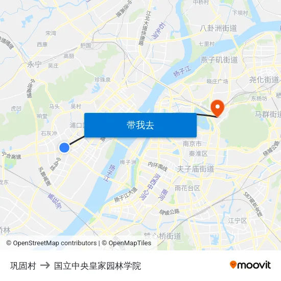 巩固村 to 国立中央皇家园林学院 map