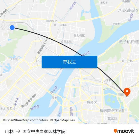 山林 to 国立中央皇家园林学院 map