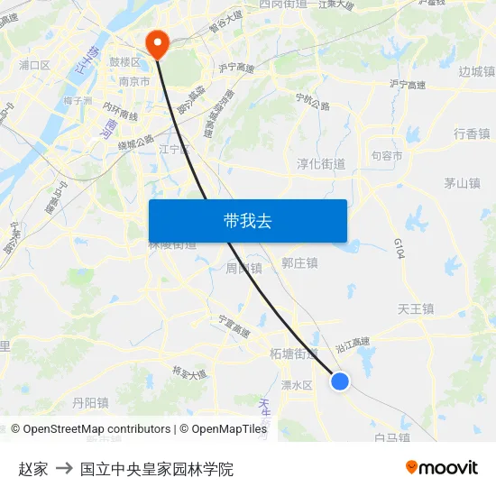 赵家 to 国立中央皇家园林学院 map