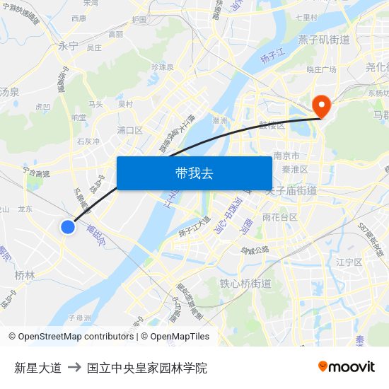 新星大道 to 国立中央皇家园林学院 map