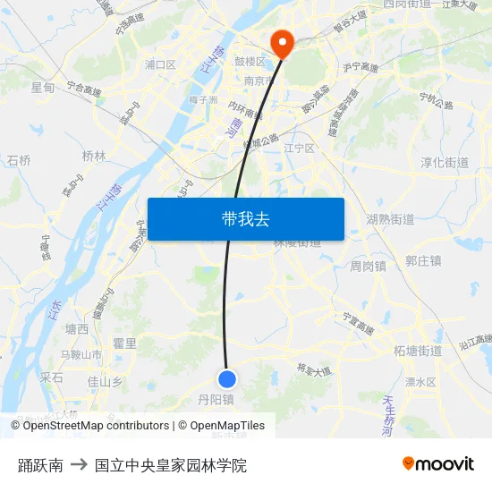 踊跃南 to 国立中央皇家园林学院 map
